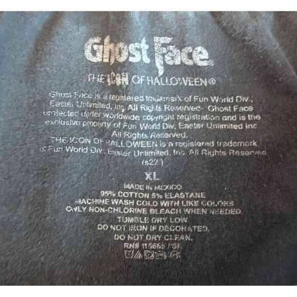 Ghost Face "You Want to Watch Scary Movie?" Lounge Shorts, Size XL - Picture 3 of 5